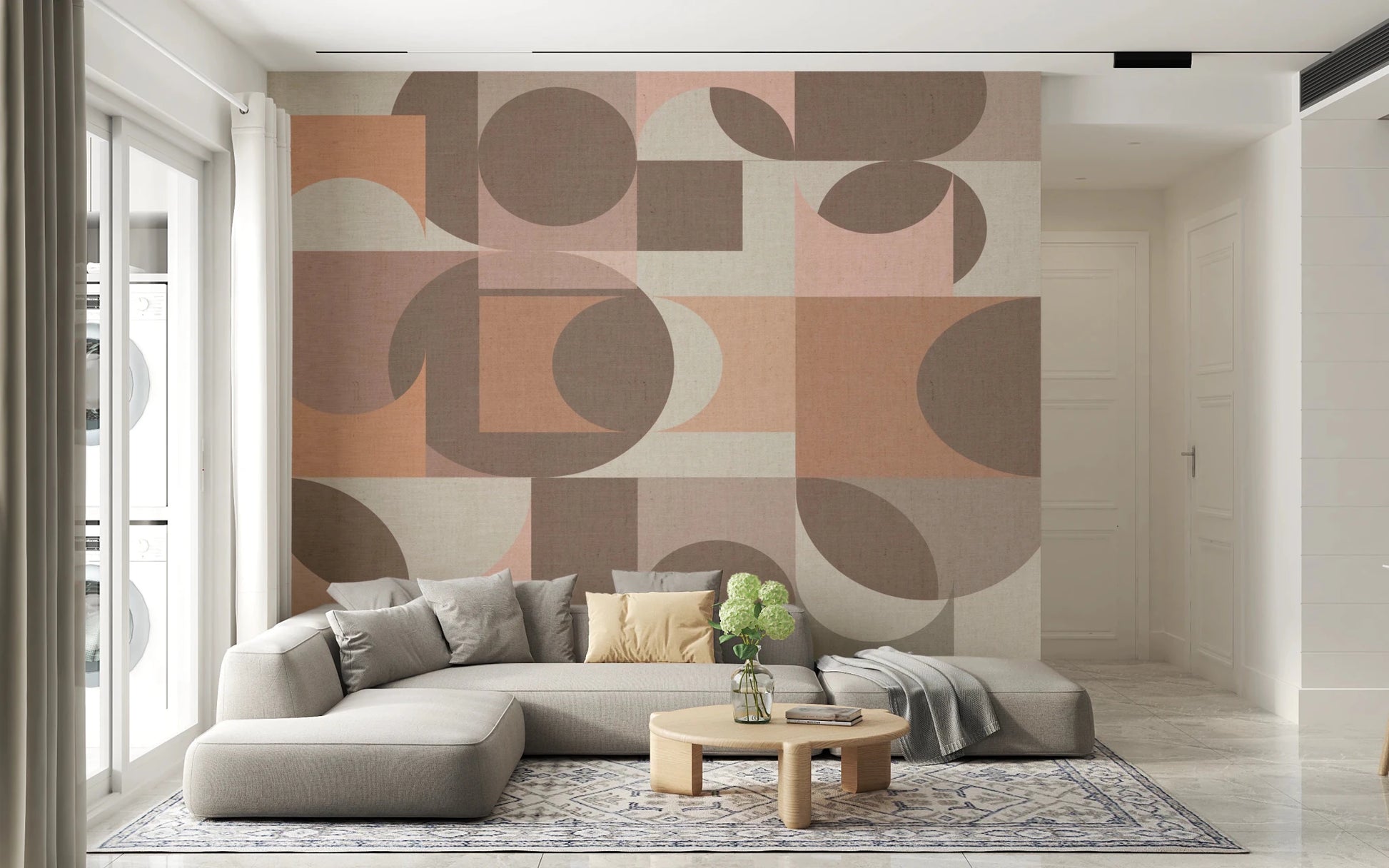 Terra Shapes Wall Mural