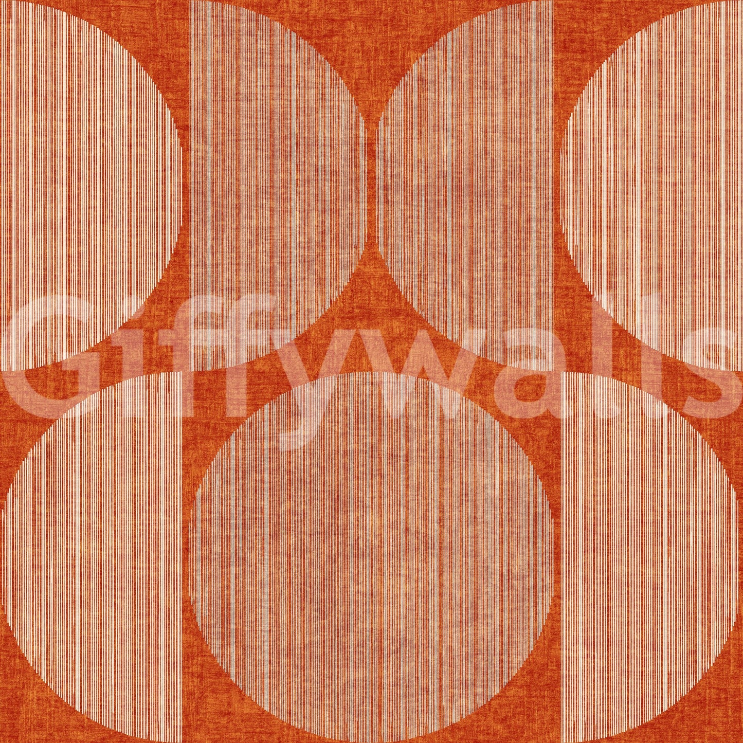 A high-quality terracotta circle wall mural for walls.

