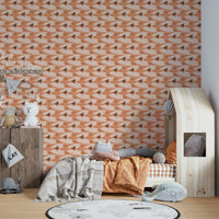 Minimalist dove motif wall mural
