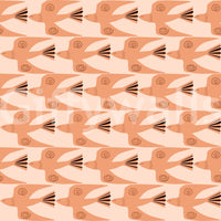 Artisanal dove mural wallpaper
