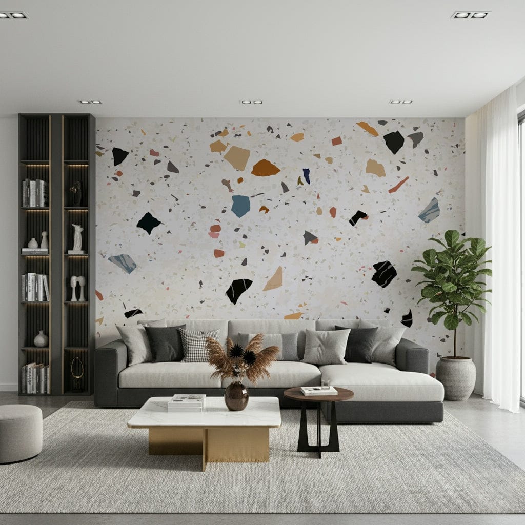 Authentic Chic Marble wallpaper for walls, sophisticated design.