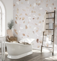 Terrazzo Marble Tile Wallpaper Mural - Giffywalls