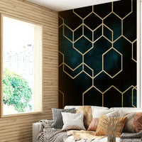 Features colorful, interlocking geometric shapes.