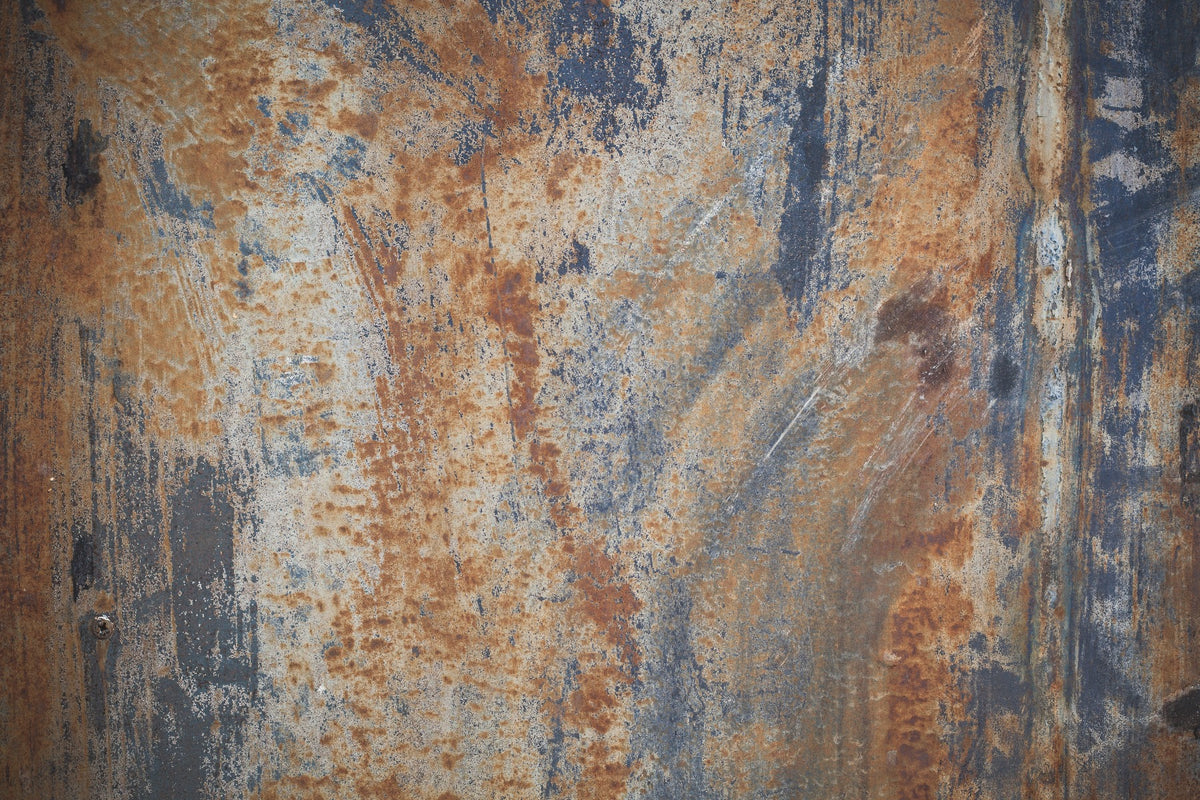 Rustic Texture Metal Pattern Wallpaper in your room — zoomed