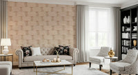 Wall mural showcasing imperfect white finishes with natural imperfections for minimalist or shabby-chic décor.