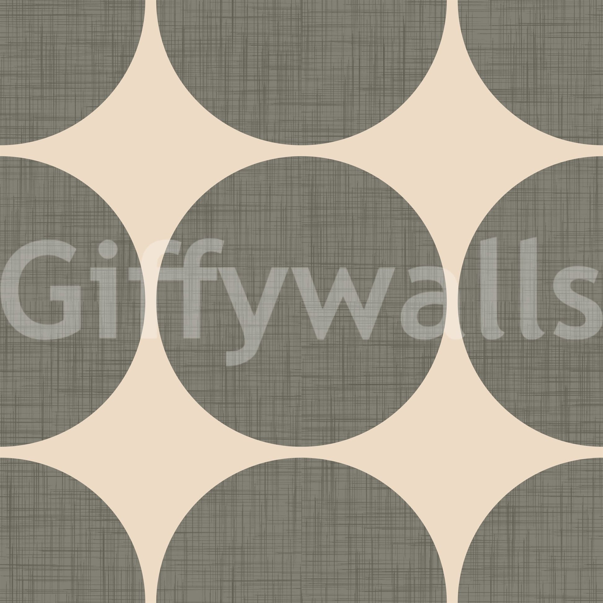 Clean and bold repeating dot layout with textured green spheres