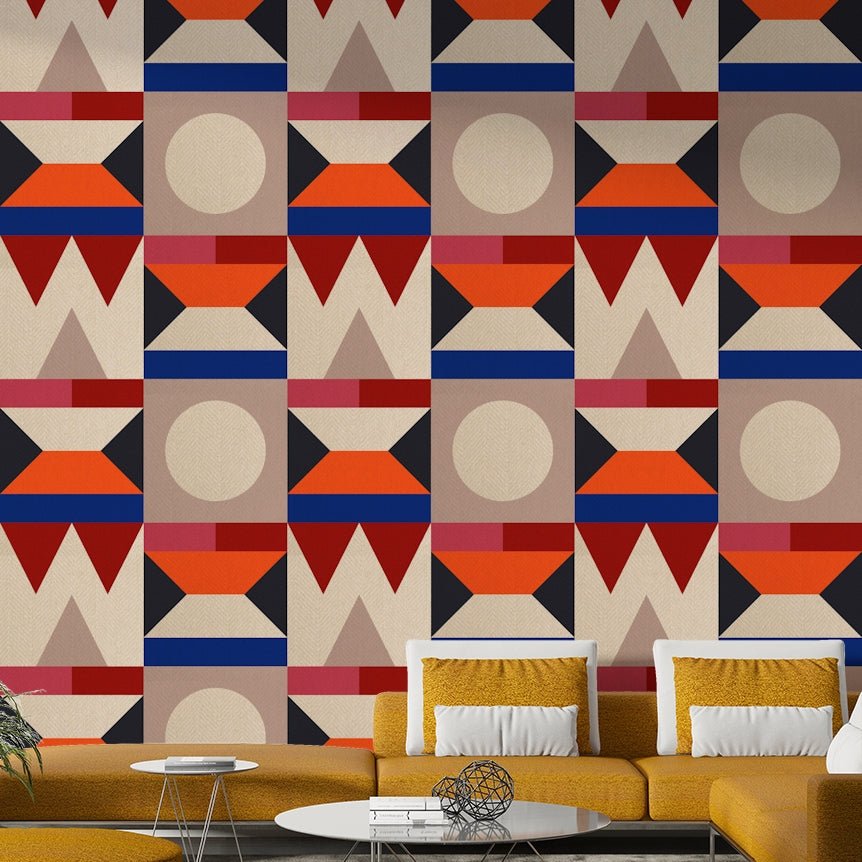 Triangle pattern for modern interiors

