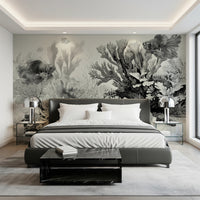 The Aquarium - Black & Cream Wall Mural