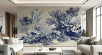 The Aquarium - Delft Blue Wall Mural