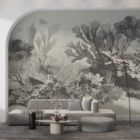 The Aquarium - Greige Wall Mural