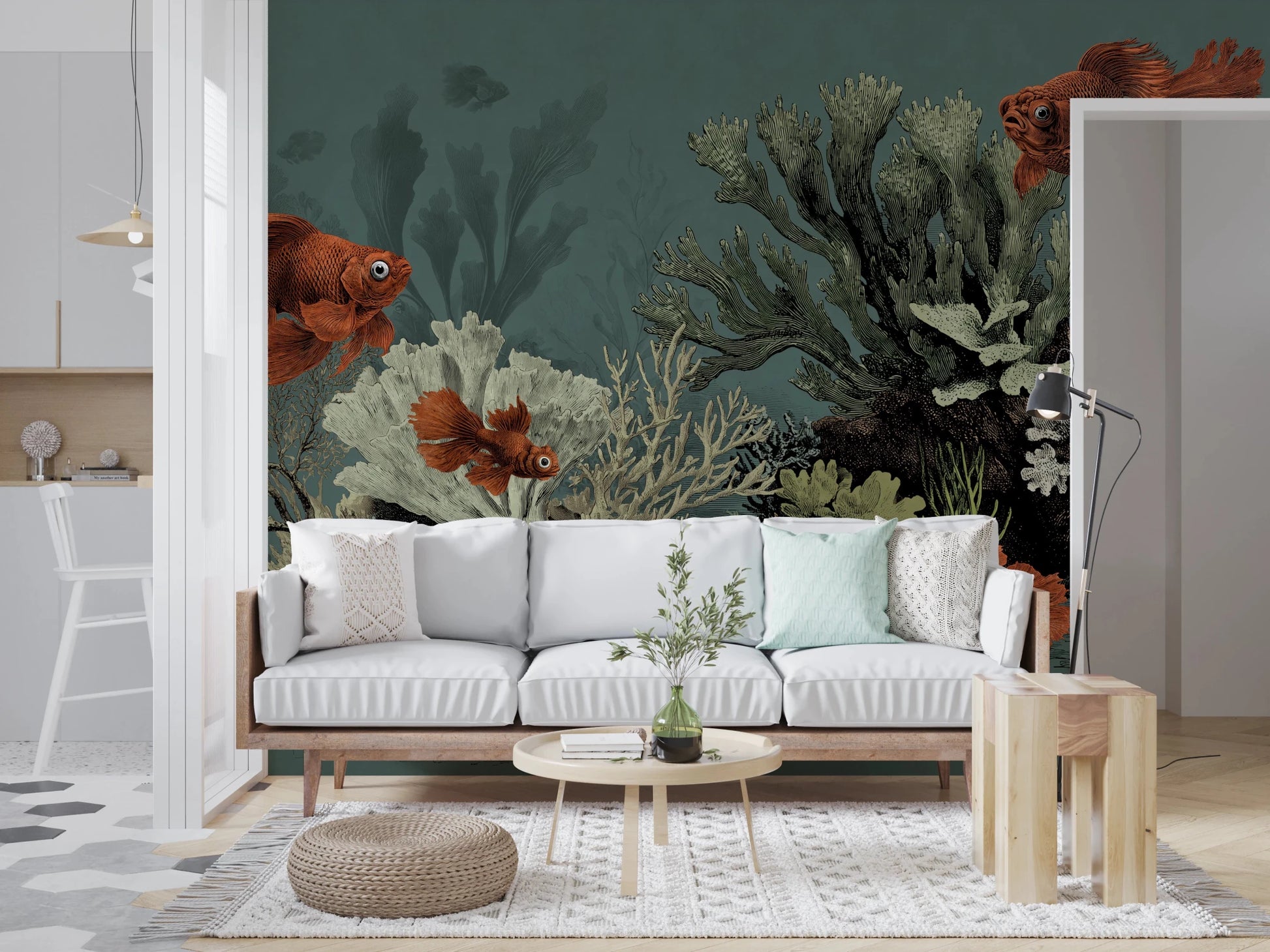 The Aquarium - Petrol Wall Mural