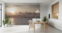Natural sunset gradients in The Glow of Dusk Wall Mural.