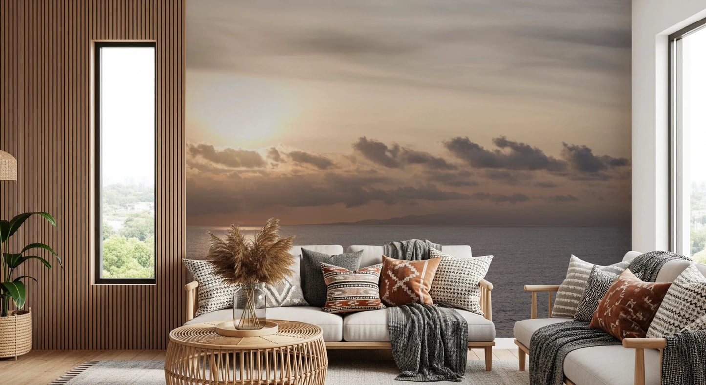 The Glow of Dusk Wall Mural with panoramic sunset views.