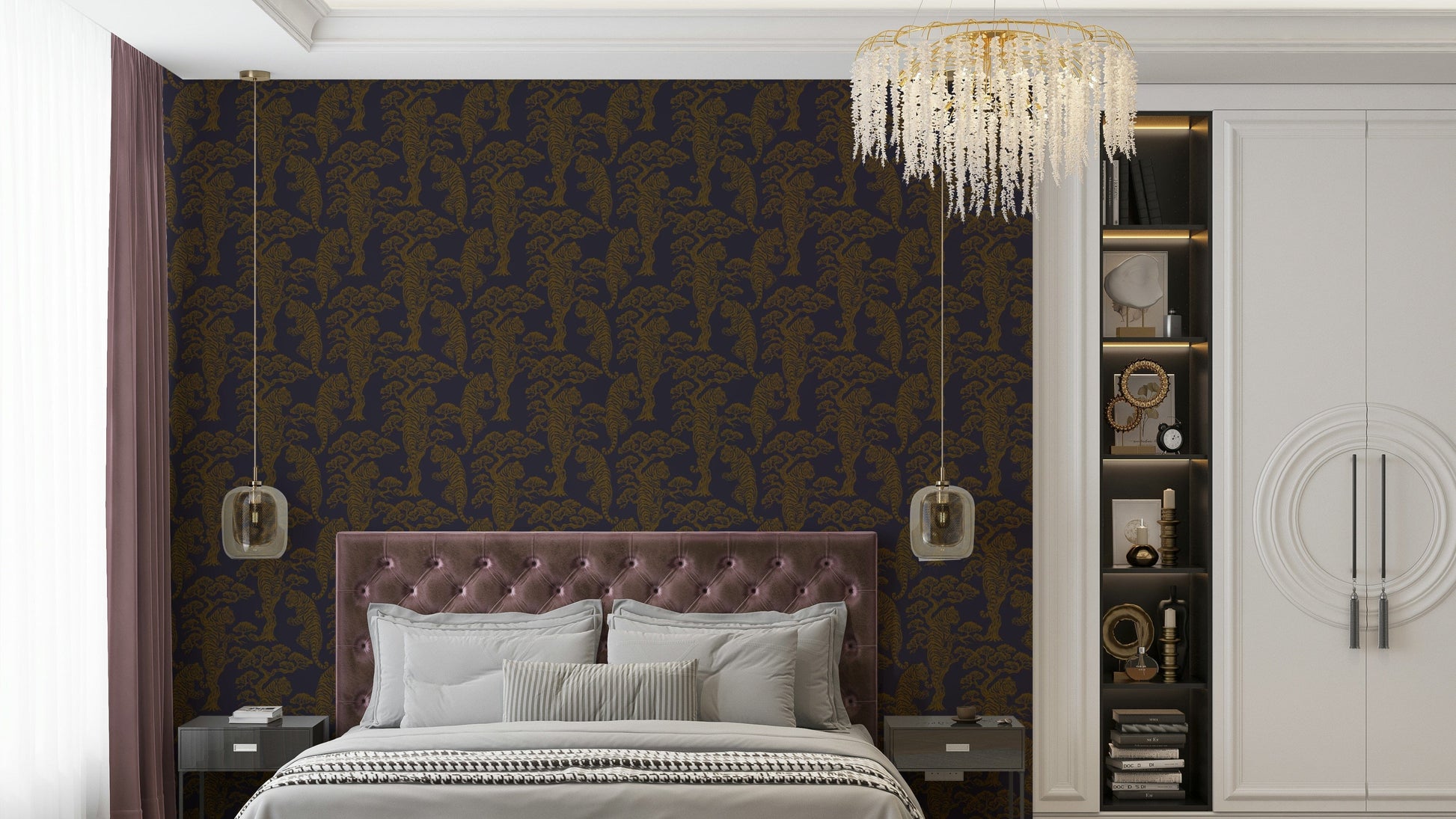 Tiger Dynasty grand wall mural

