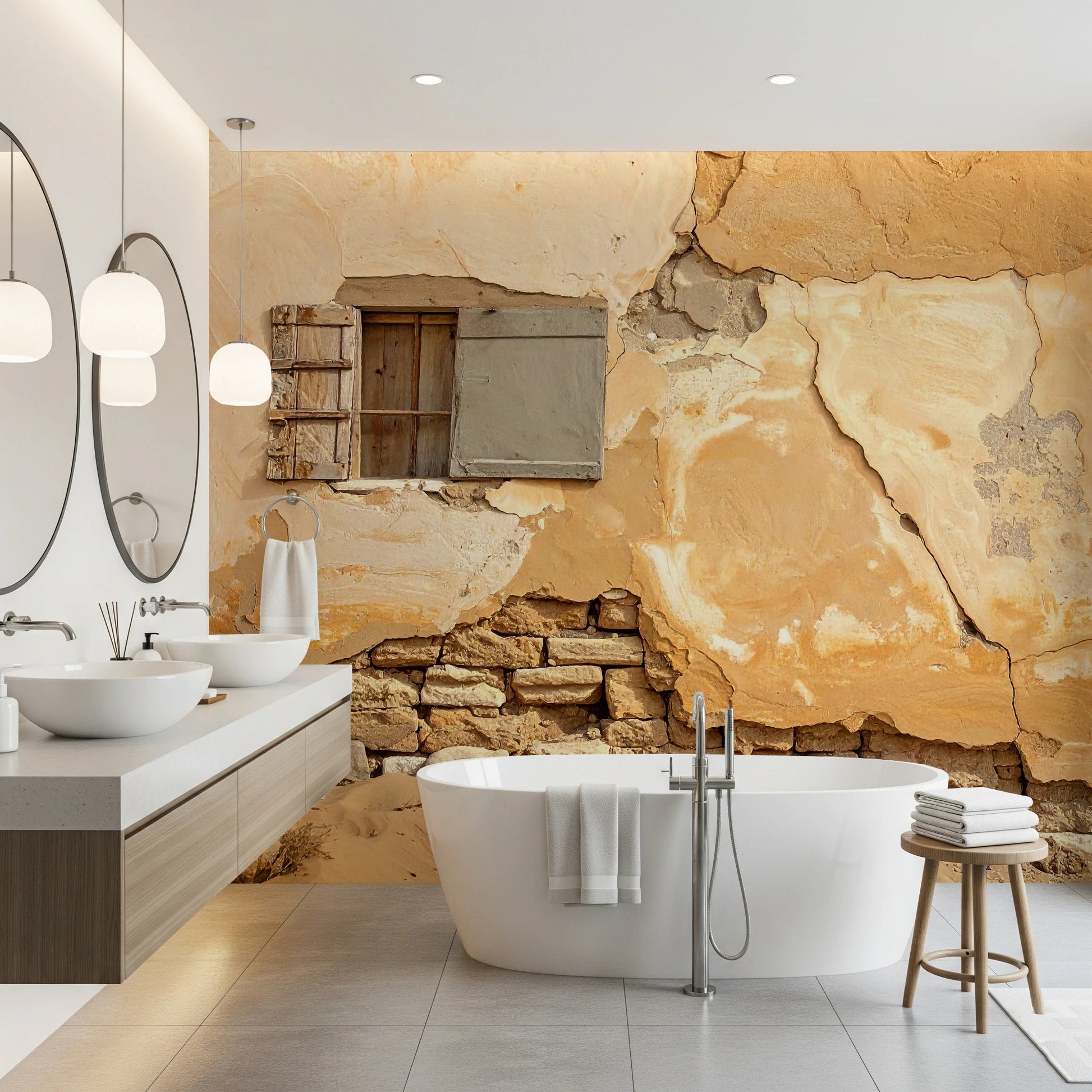 Time - Worn Texture Wall Mural