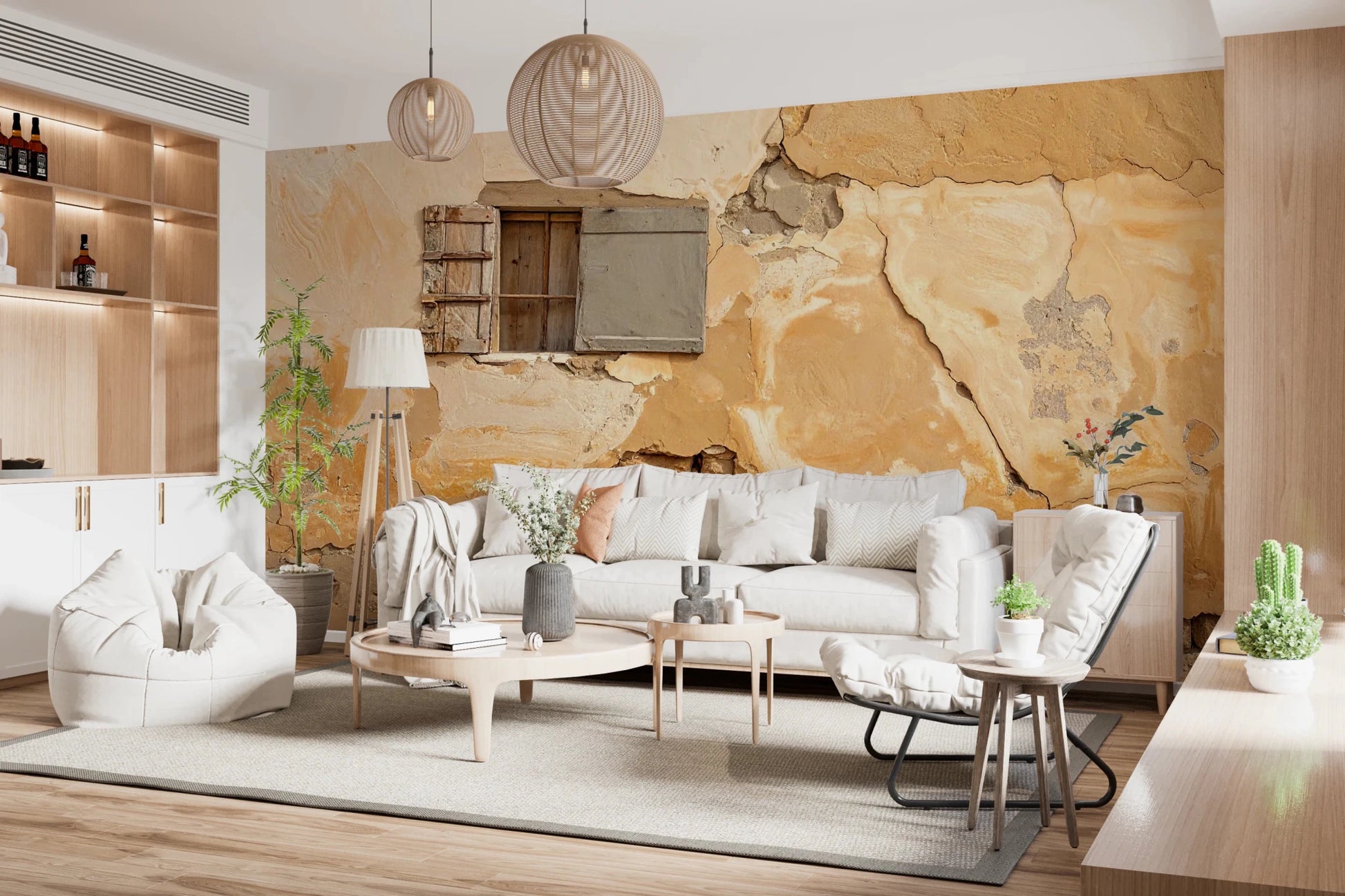 Time - Worn Texture Wall Mural