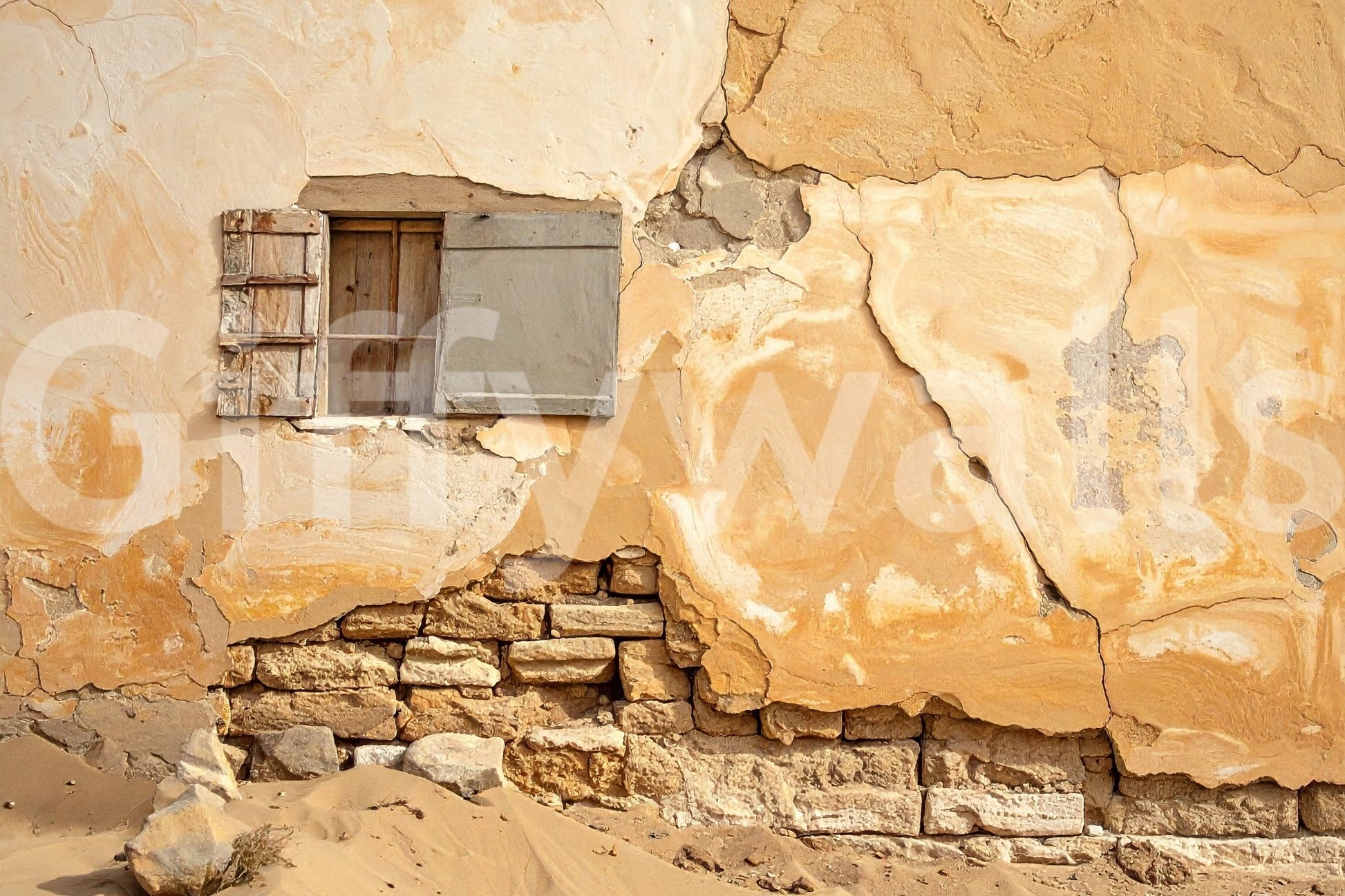 Time - Worn Texture Wall Mural