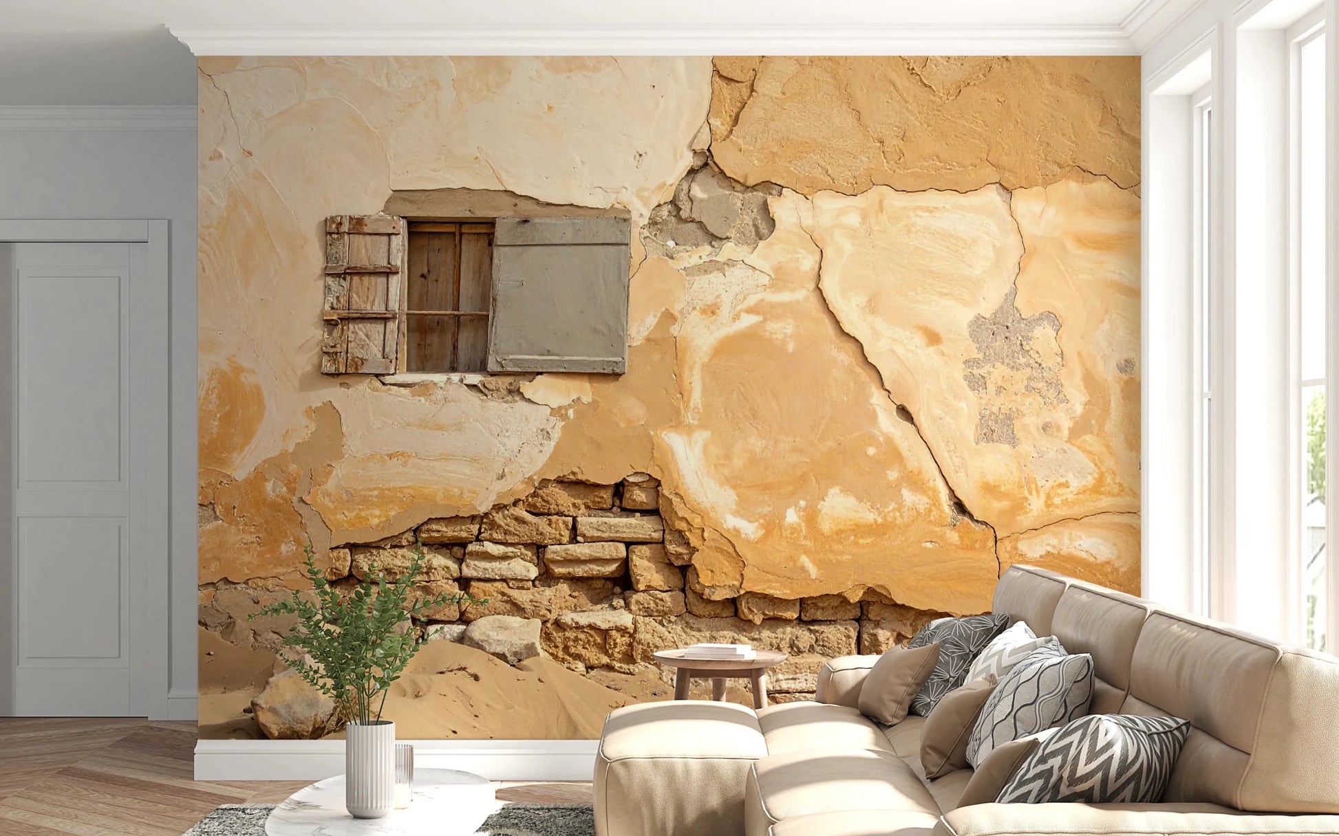 Time - Worn Texture Wall Mural