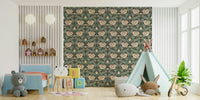 Timeless Garden – Forest Green Wallpaper⁠