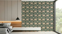 Timeless Garden – Forest Green Wallpaper⁠