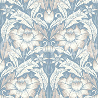 Timeless Garden – Mist Blue Wallpaper⁠