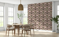Timeless Garden – Rustic Red Wallpaper⁠