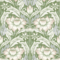 Timeless Garden – Sage Green Wallpaper⁠
