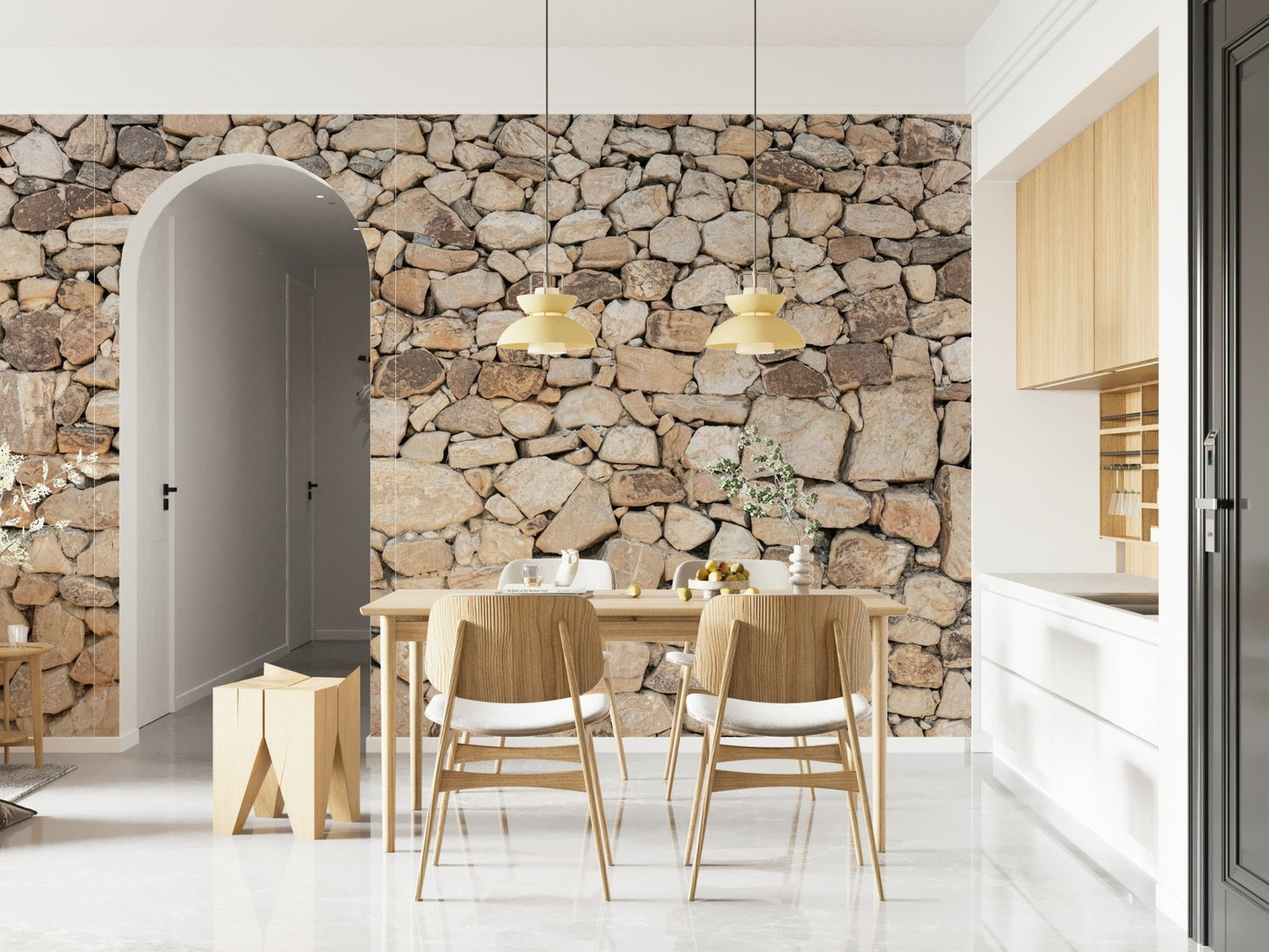 Timeless Stonework Wall Mural -2308528
