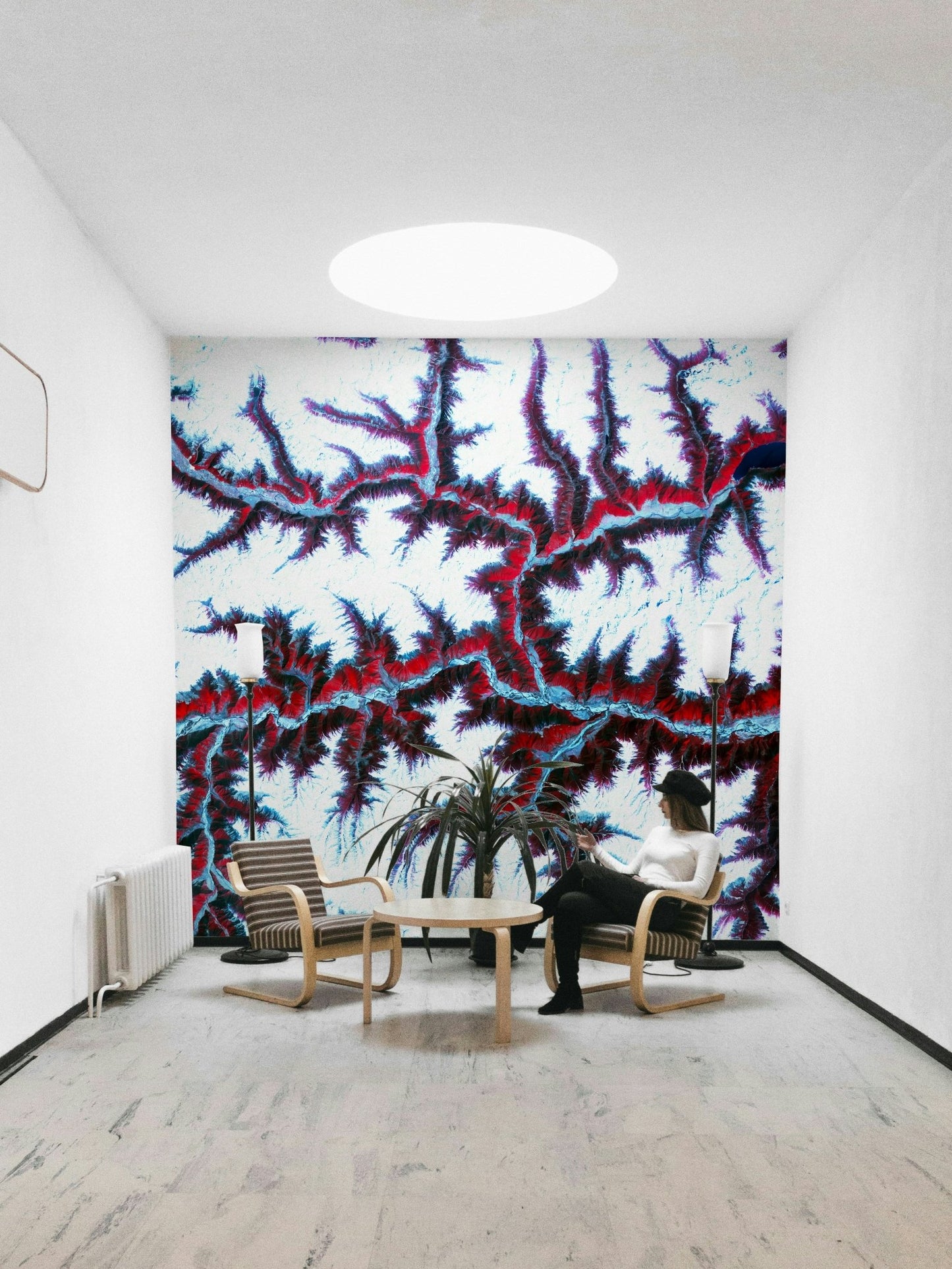 The image has a soft, painted look.

