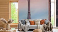 Tour Eiffel Sunset Wall Mural