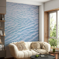 close-up of gentle aqua ocean waves

