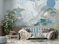 The design has a beautiful, artistic aesthetic, inspired by Asian art.

