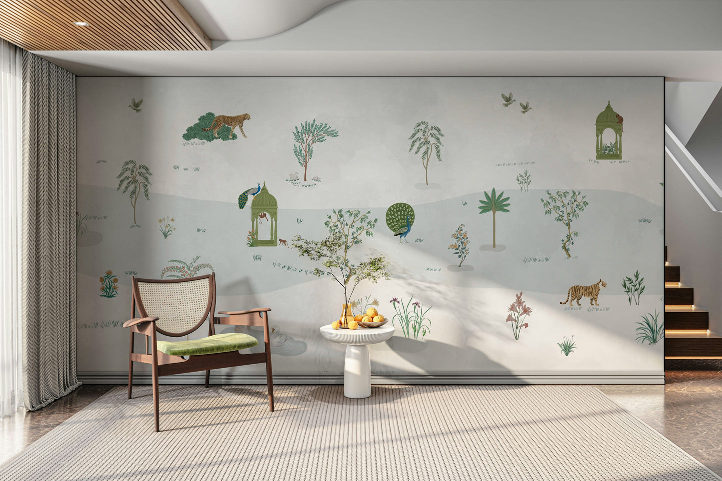 The composition is full and detailed, with a sense of natural abundance.

