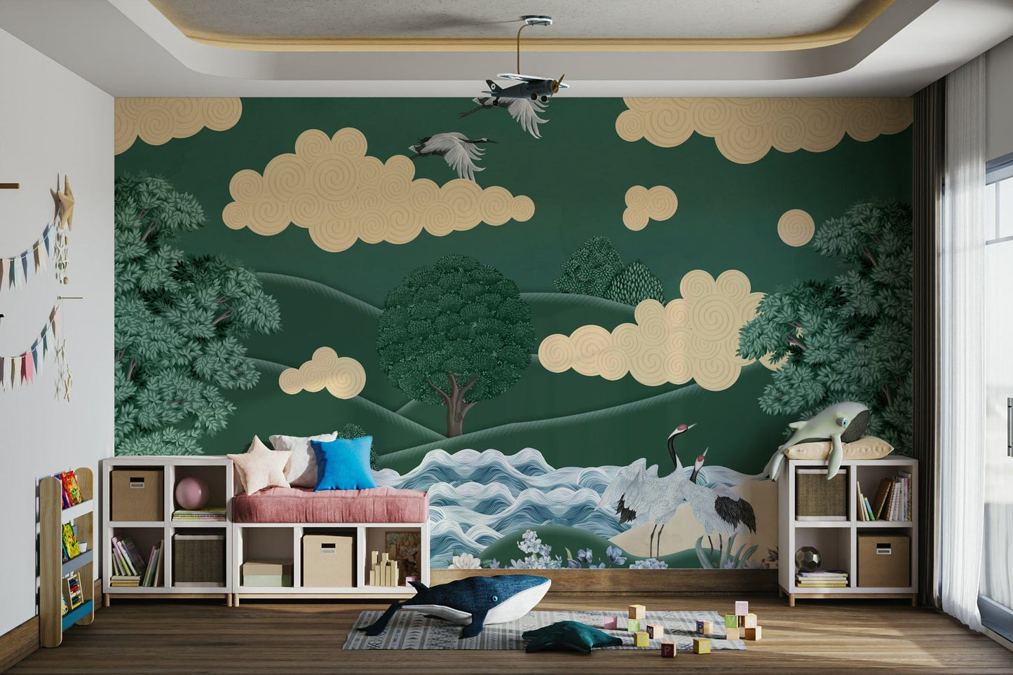 The image feels peaceful and restful.

