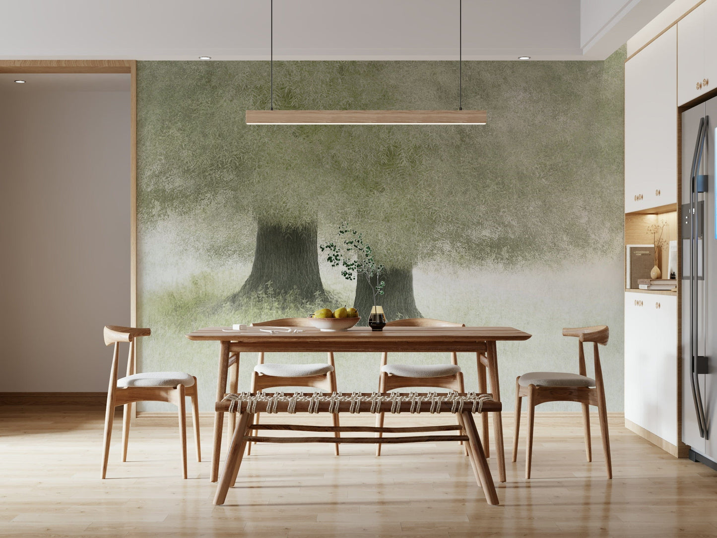 Verdant Veil Wall Mural -2111102