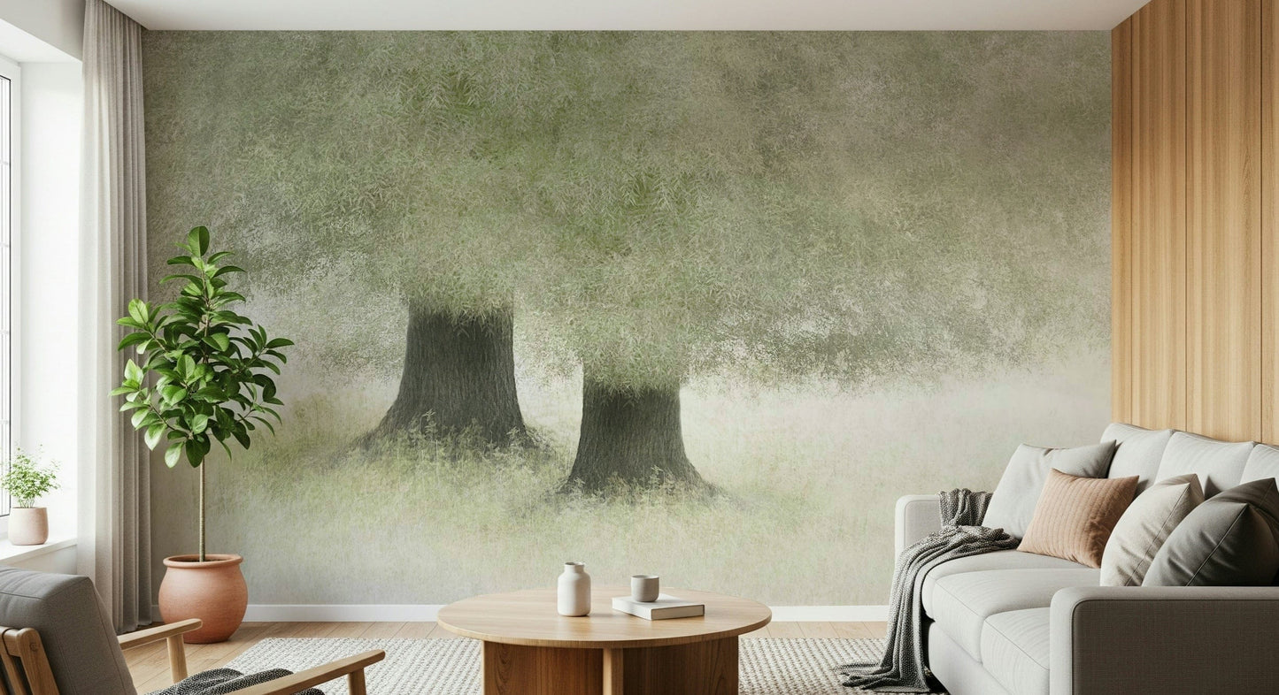 Verdant Veil Wall Mural -2111102