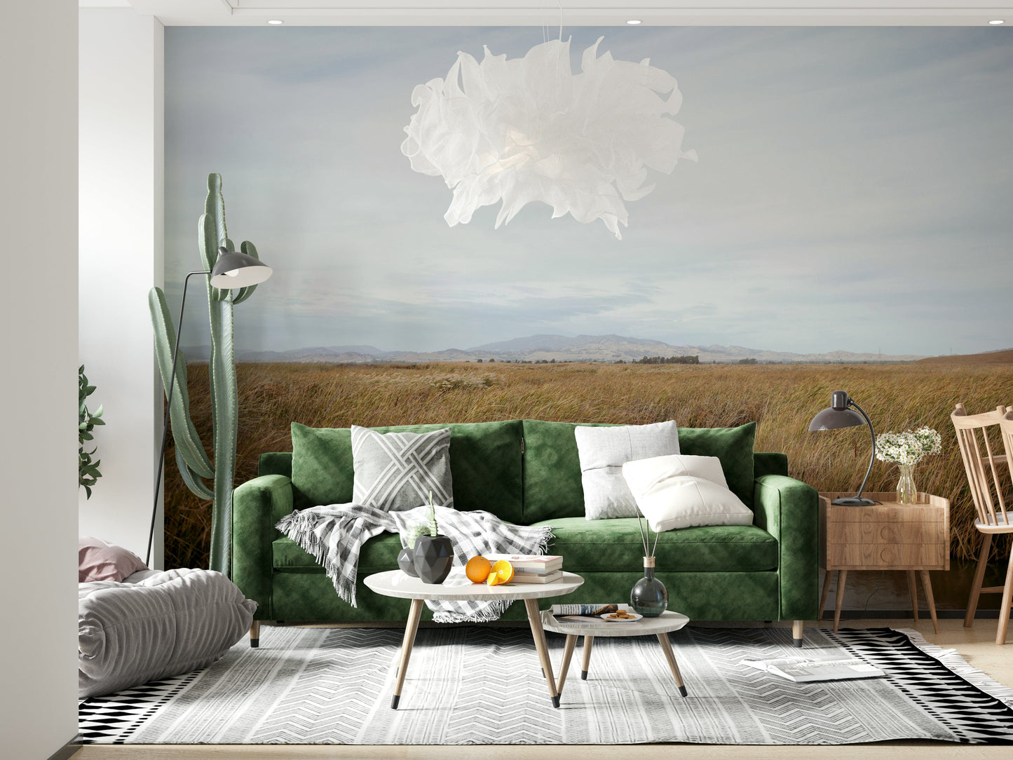 Tranquil Marsh View Wall Mural -2670006