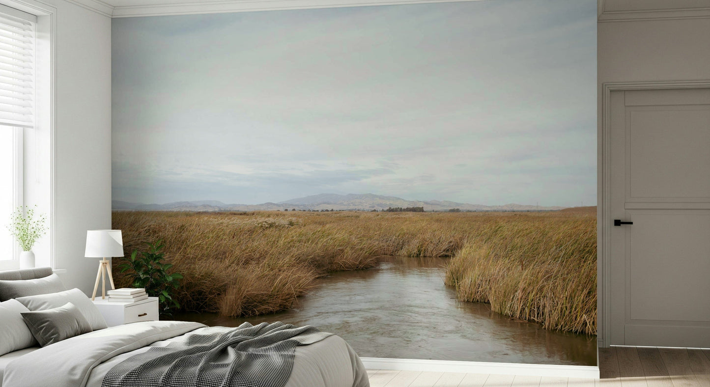 Tranquil Marsh View Wall Mural -2670006