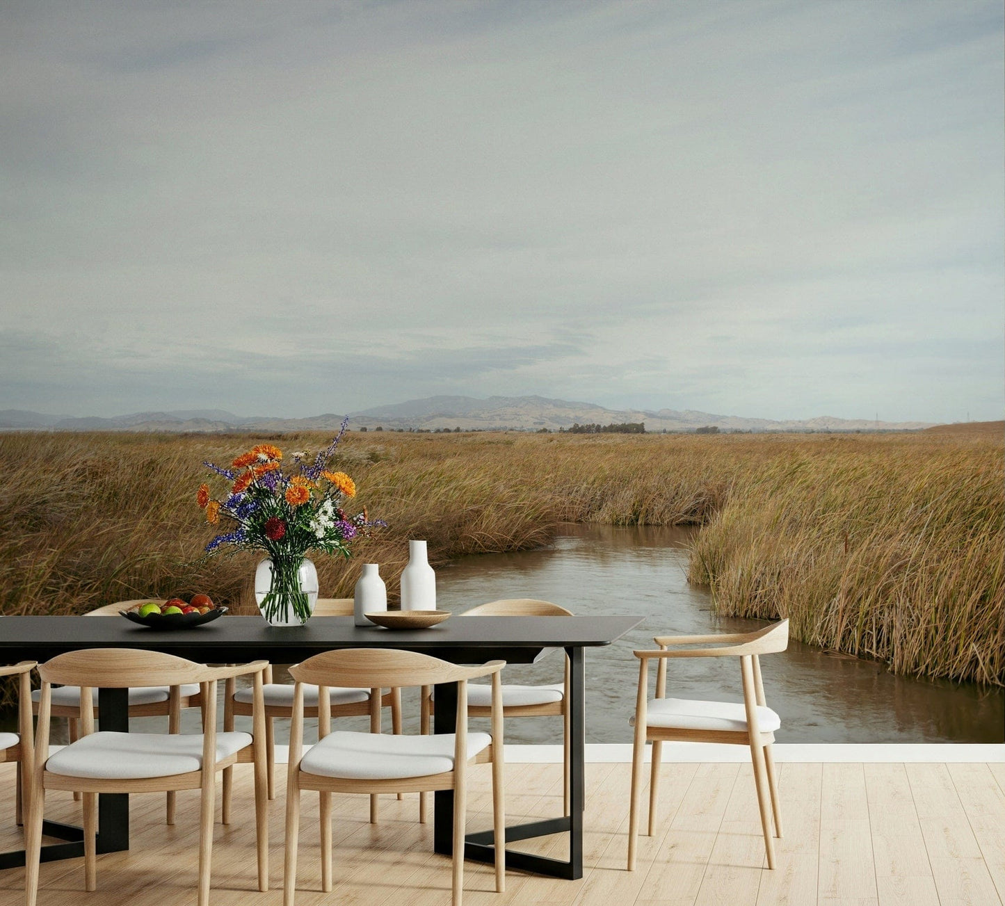 Tranquil Marsh View Wall Mural -2670006