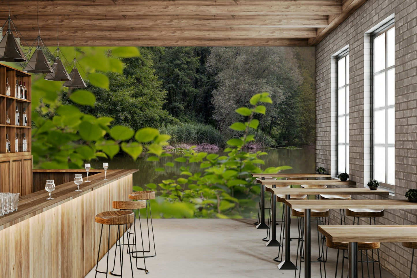 The texture of a large photographic print
