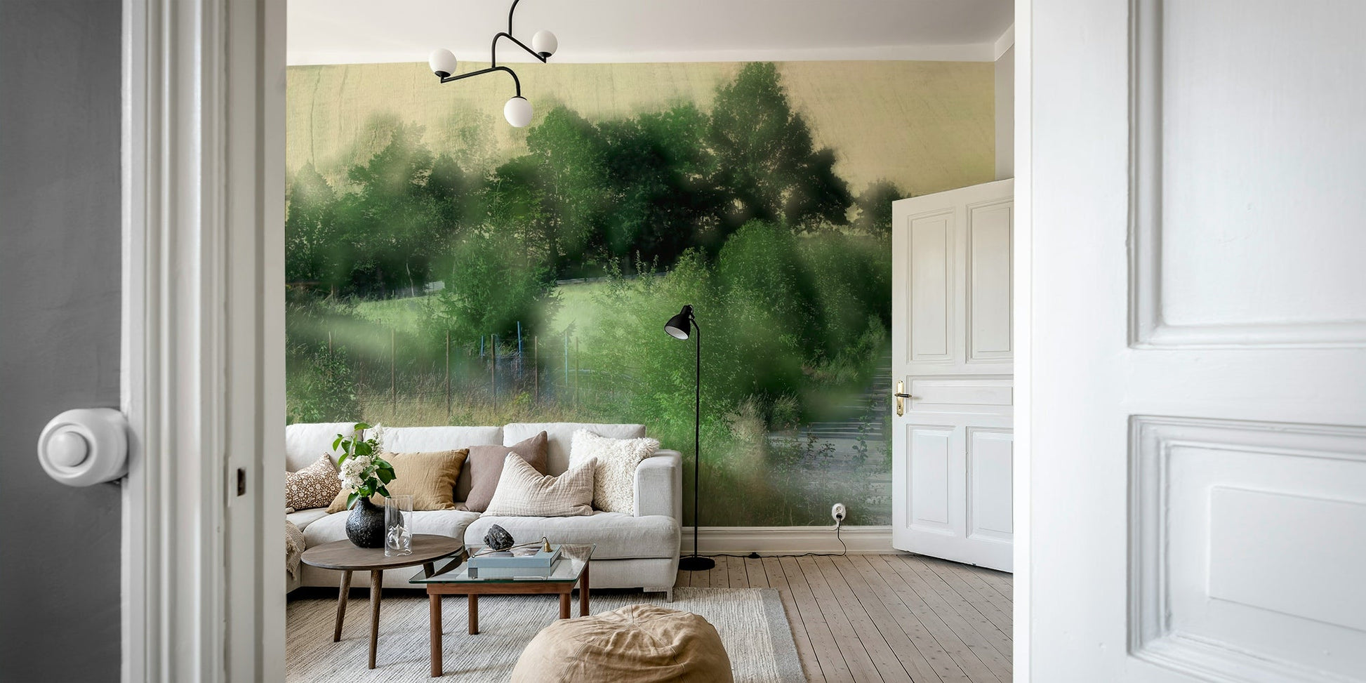 Creates a refreshing and quiet atmosphere.

