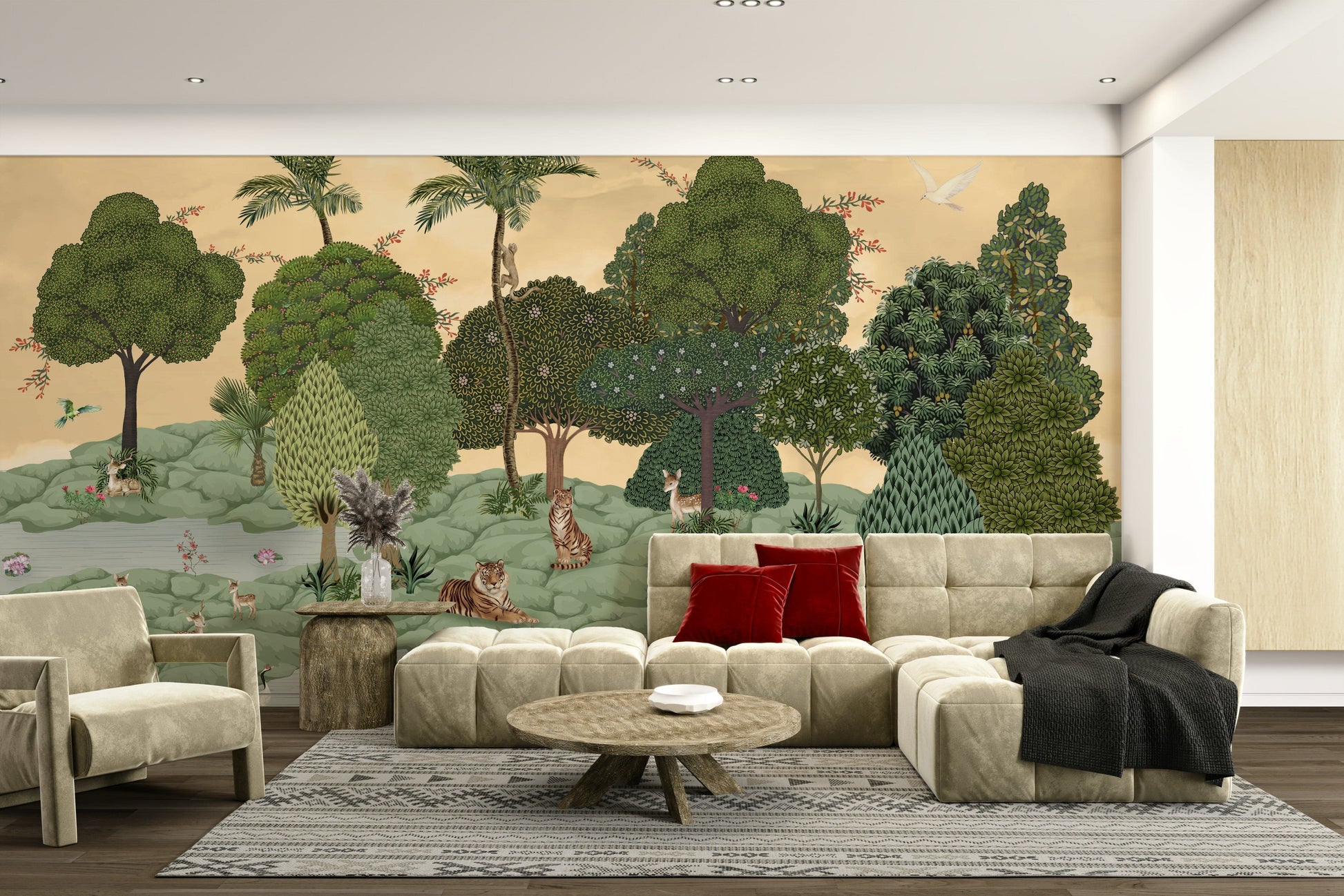 The design feels graceful and peaceful.

