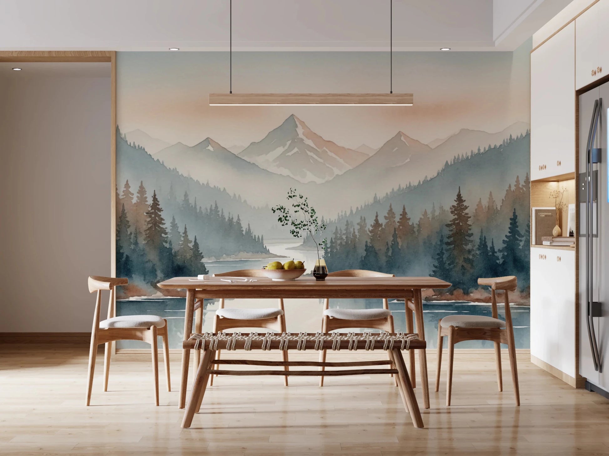 Tranquil Valley Wall Mural