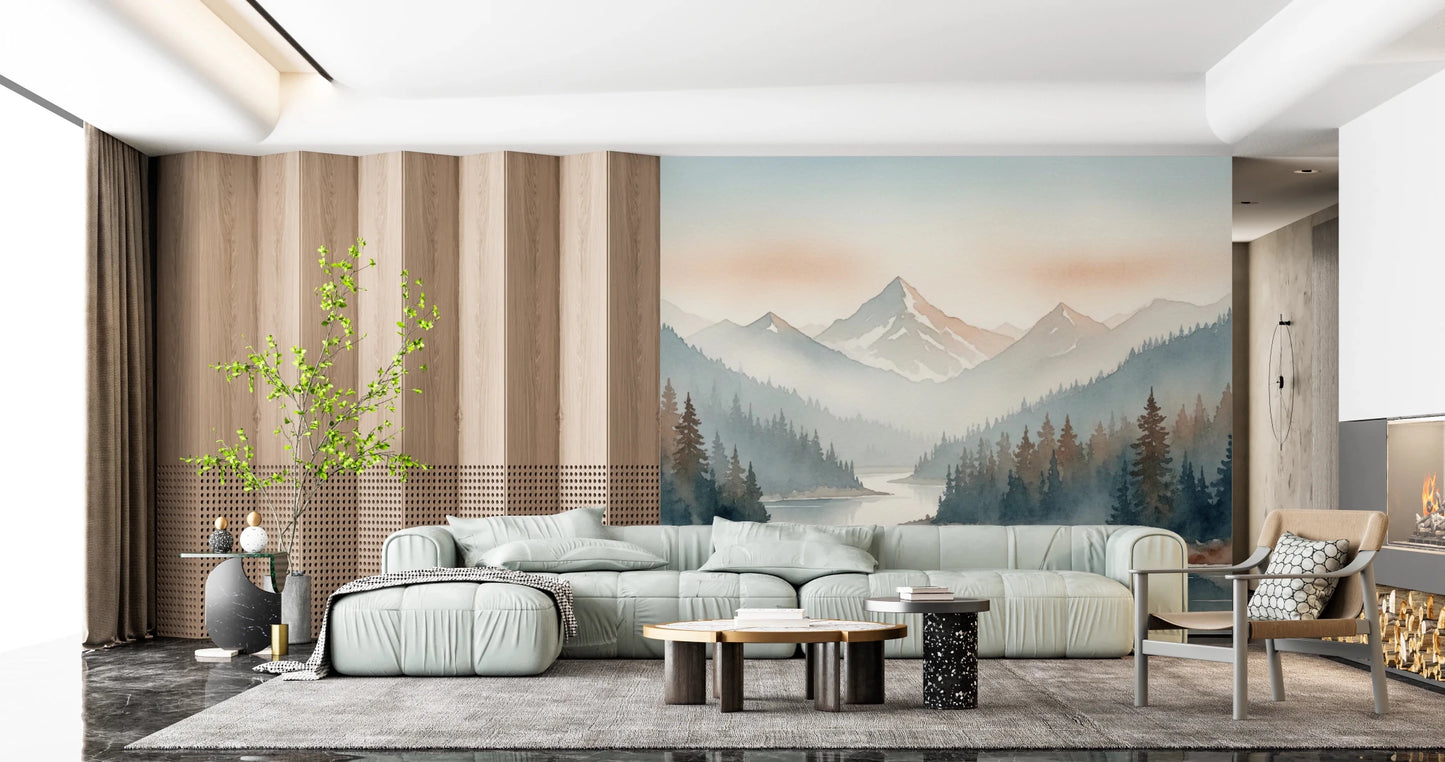 Tranquil Valley Wall Mural