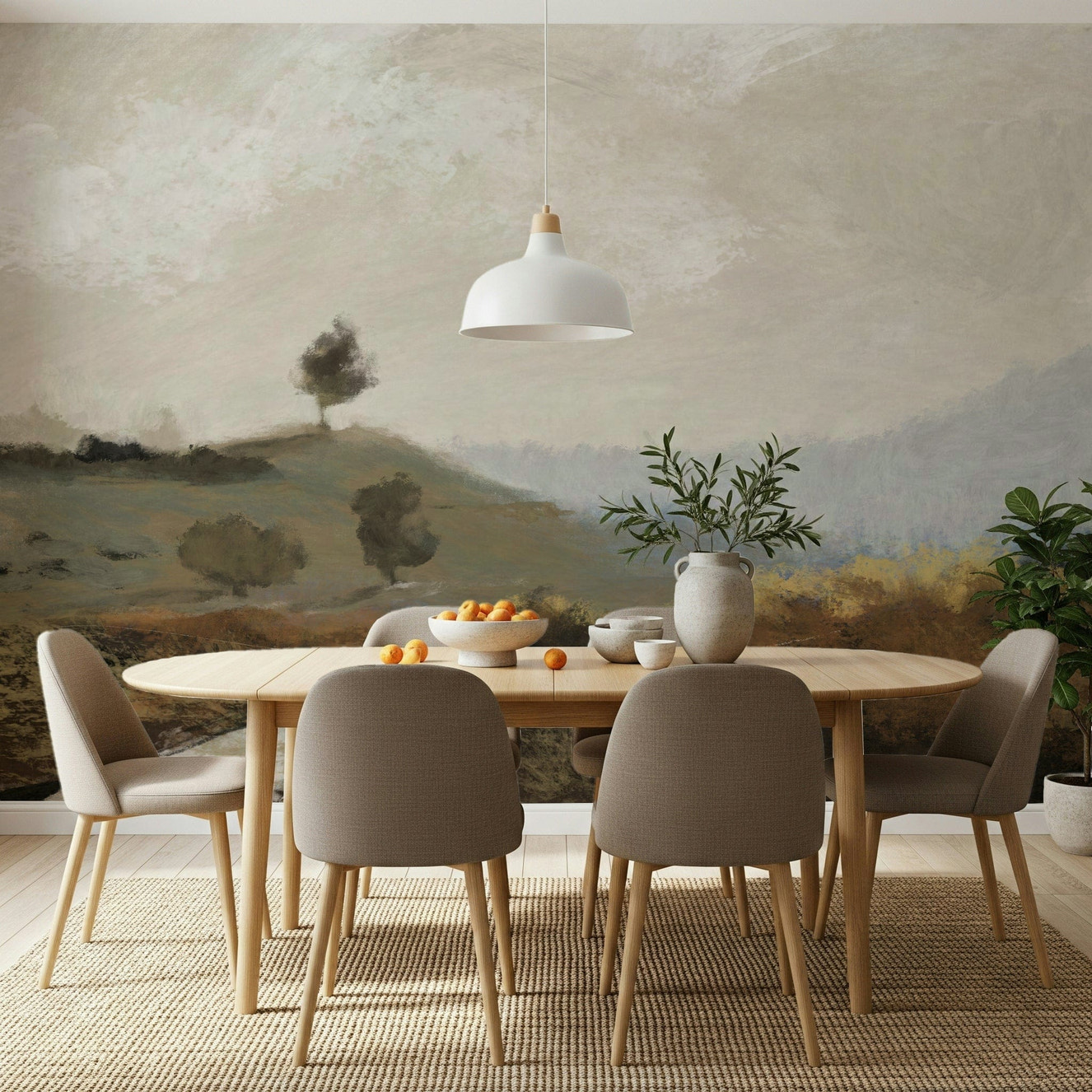 Painted Vista Wall Mural -2786264
