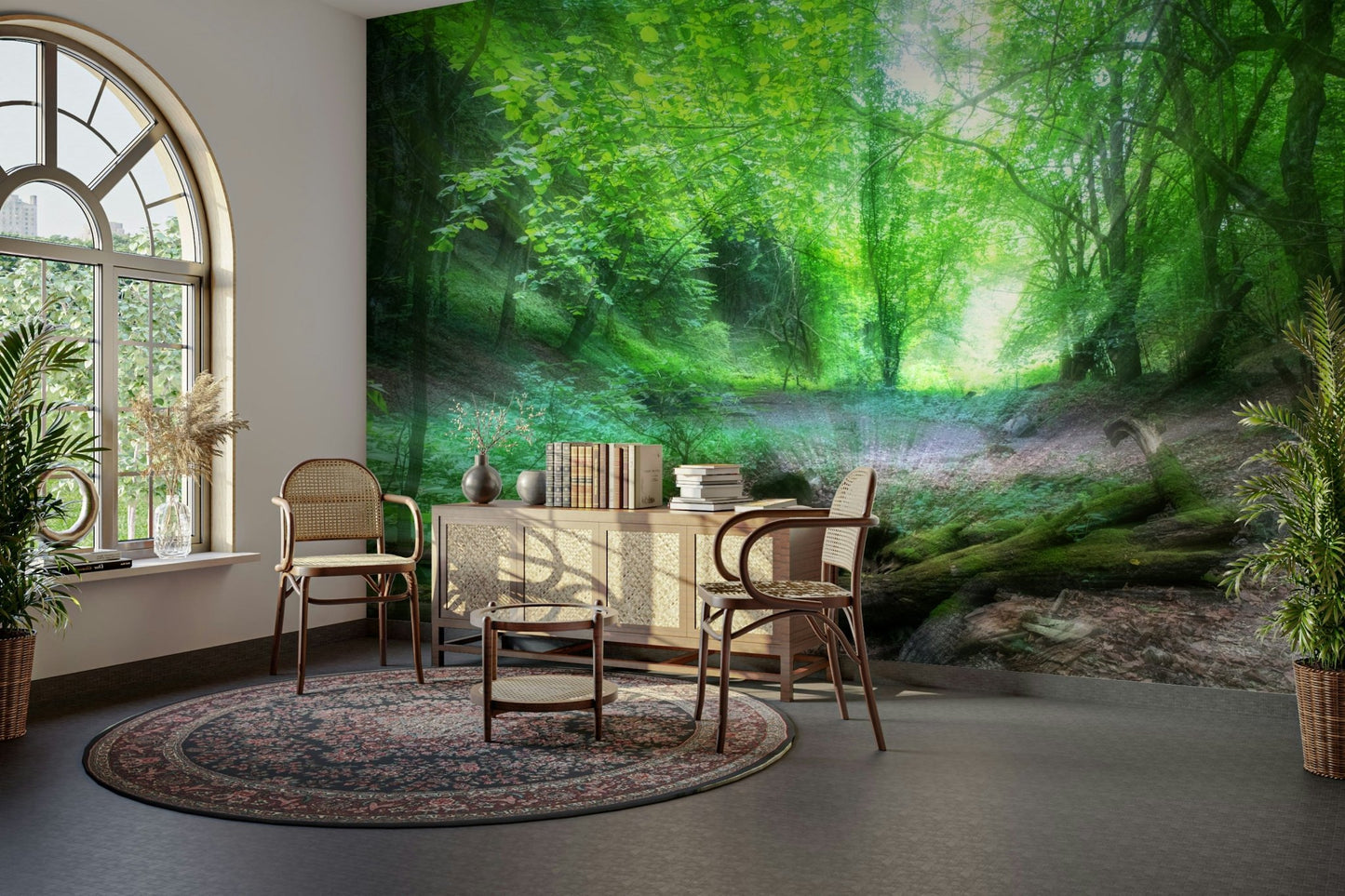 Tranquil outdoor-inspired wall art
