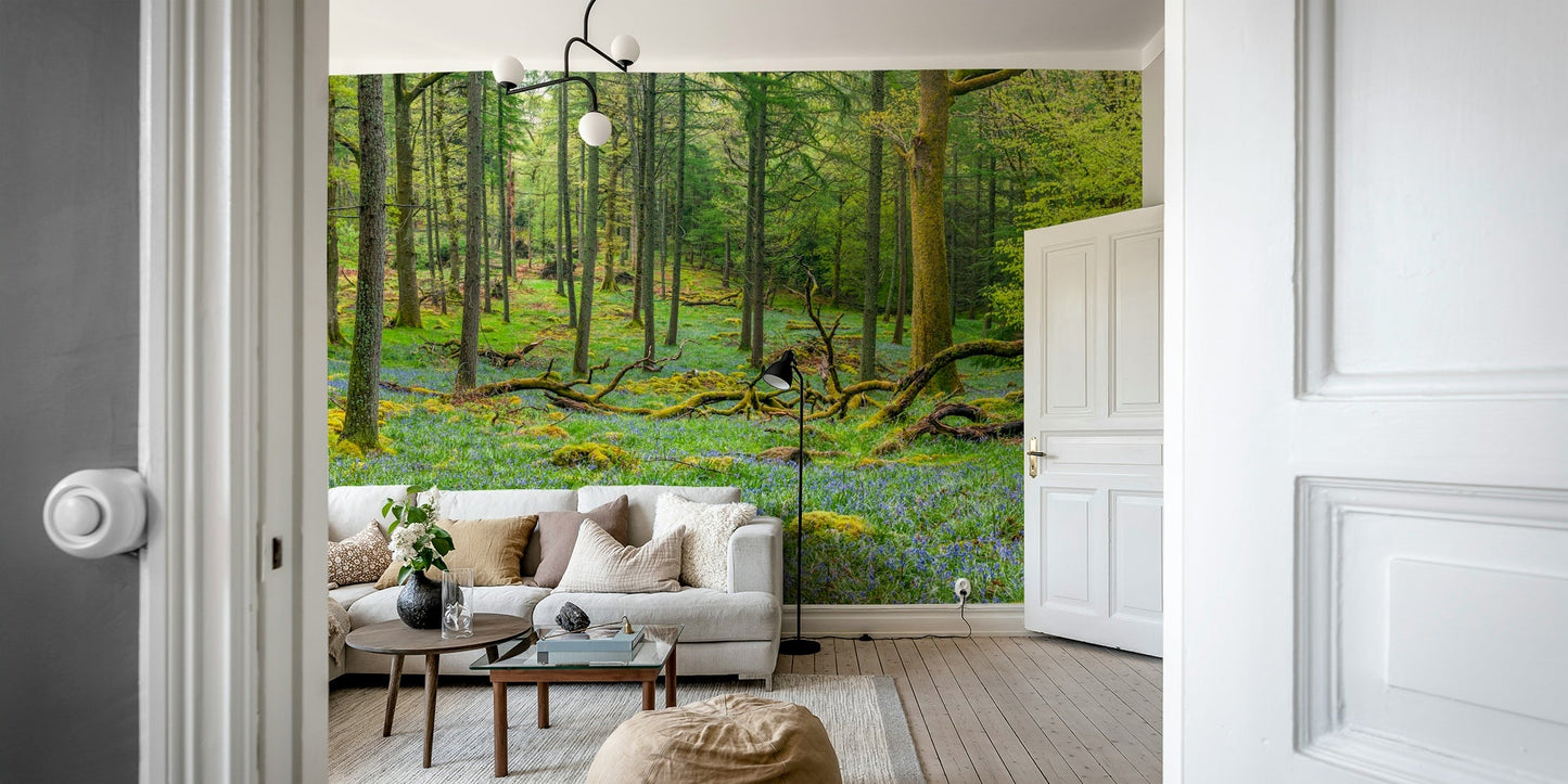 The design has a very polished and peaceful effect on the space.

