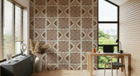 Tribal Cappuccino Motif Rustic boho style geometric print.