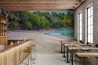 Tropical Beach Haven Wall Mural