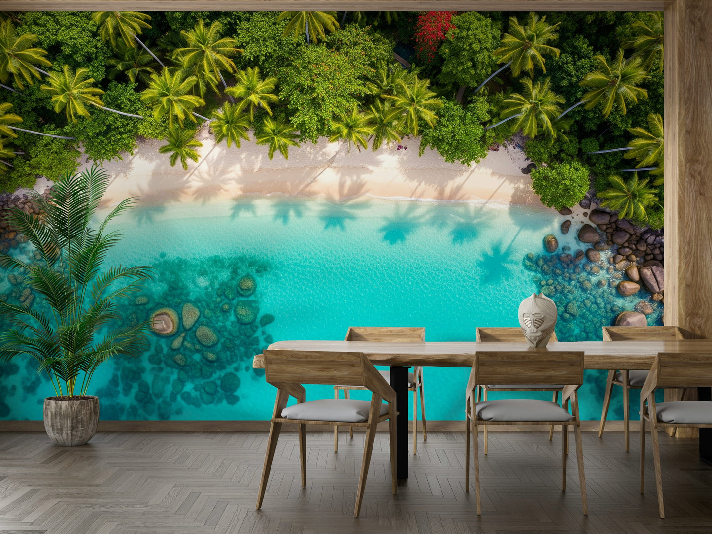 Wallpaper for walls with a fantastical landscape

